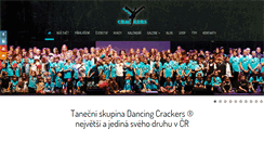 Desktop Screenshot of dancingcrackers.cz