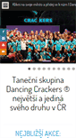 Mobile Screenshot of dancingcrackers.cz