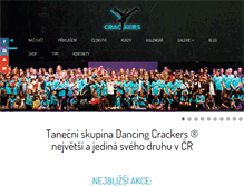 Tablet Screenshot of dancingcrackers.cz